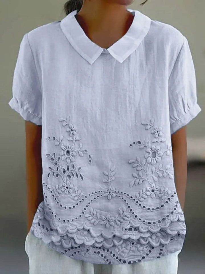 Tabita | Blusa con ricami floreali