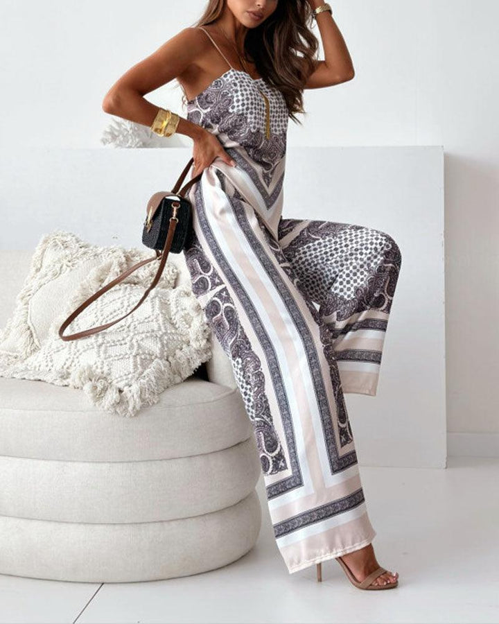 Lilia | Completo elegante da vacanza con top allacciato e pantaloni