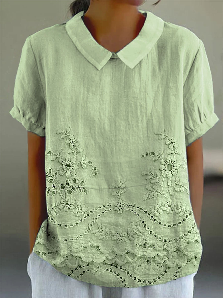 Tabita | Blusa con ricami floreali