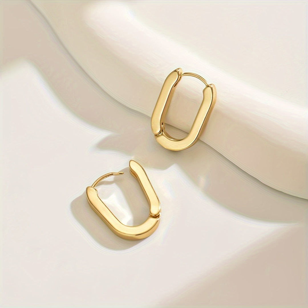 Eva Maria | Orecchini a cerchio geometrici eleganti