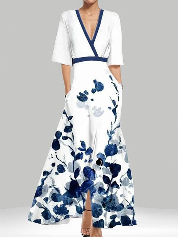 Matilde | Completo elegante con abito midi lungo in stile glamour costiero