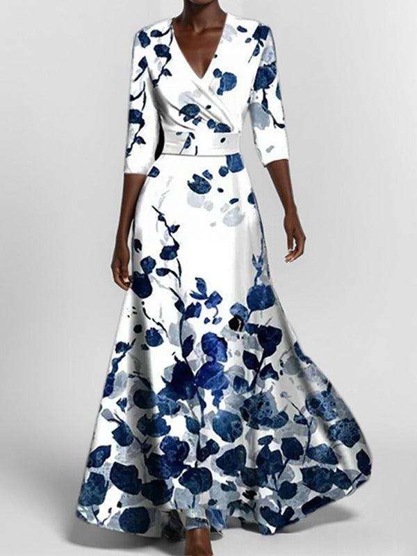 Matilde | Completo elegante con abito midi lungo in stile glamour costiero