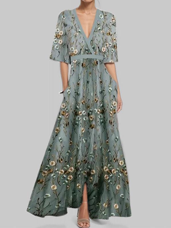 Matilde | Completo elegante con abito midi lungo in stile glamour costiero