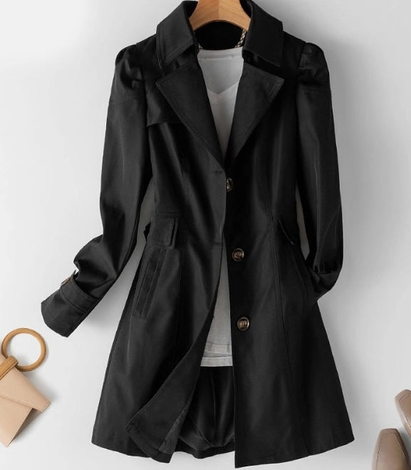 Bianca | Trench sartoriale con bottoni