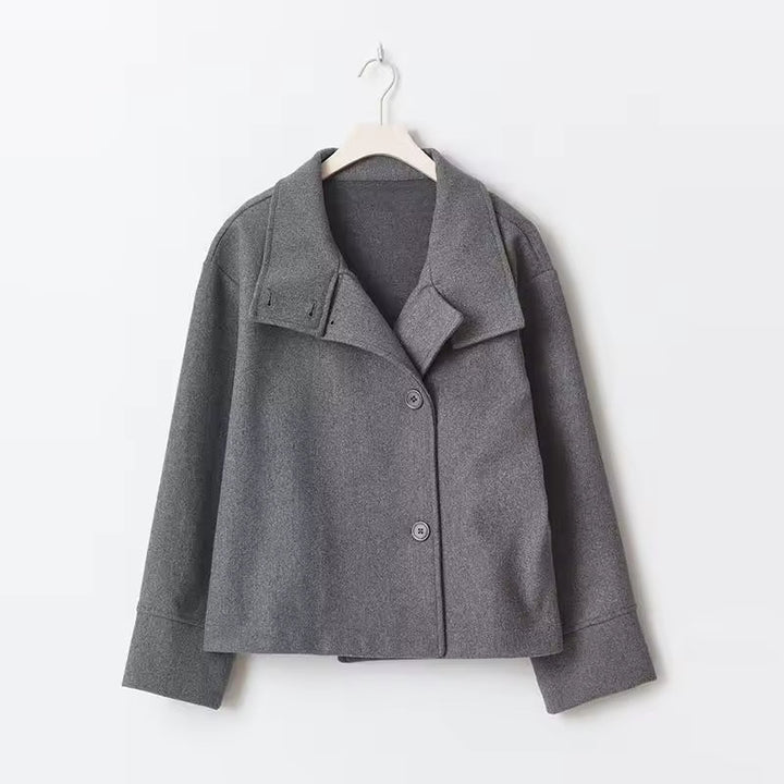 Agnesina | Raffinato cappotto corto doppiopetto