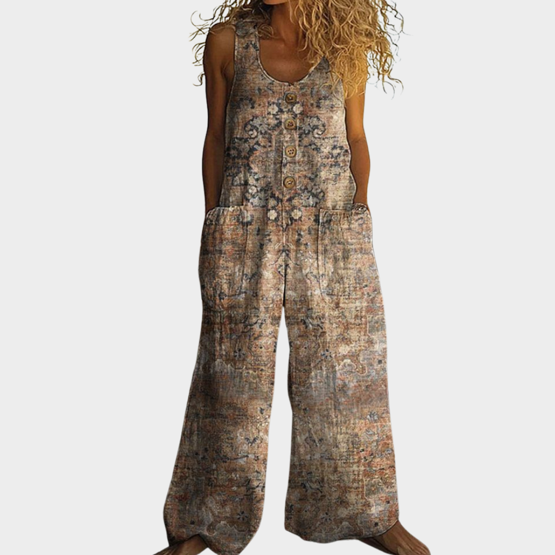 Berta | Tuta fluida stampata