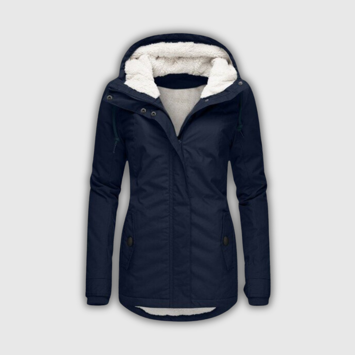 Beatrice | Parka invernale con cappuccio e fodera teddy