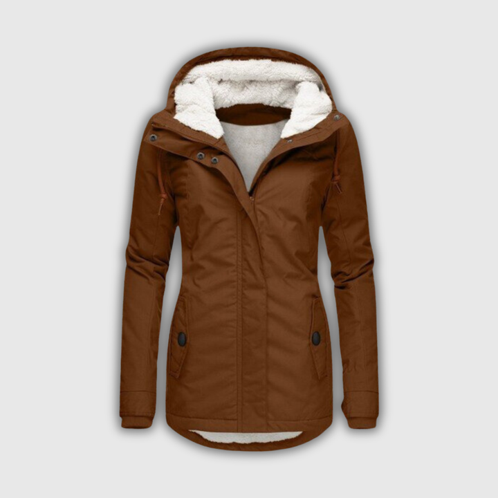 Beatrice | Parka invernale con cappuccio e fodera teddy