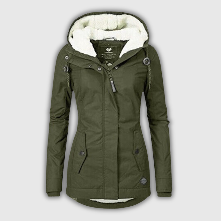 Beatrice | Parka invernale con cappuccio e fodera teddy