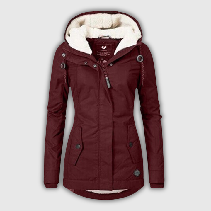 Beatrice | Parka invernale con cappuccio e fodera teddy