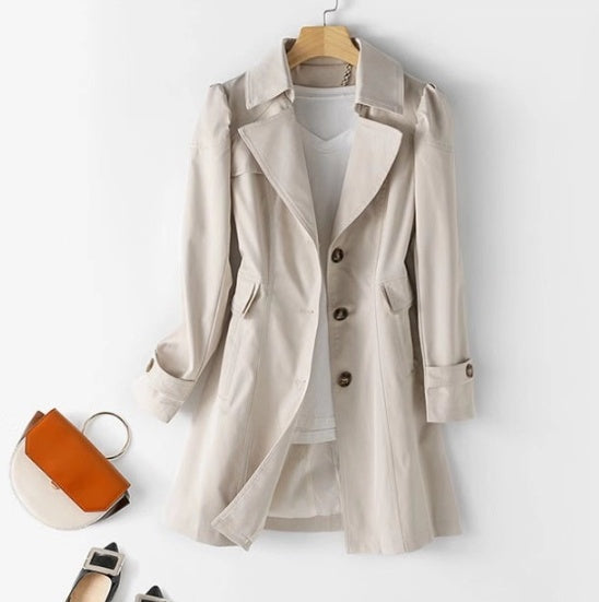 Bianca | Trench sartoriale con bottoni