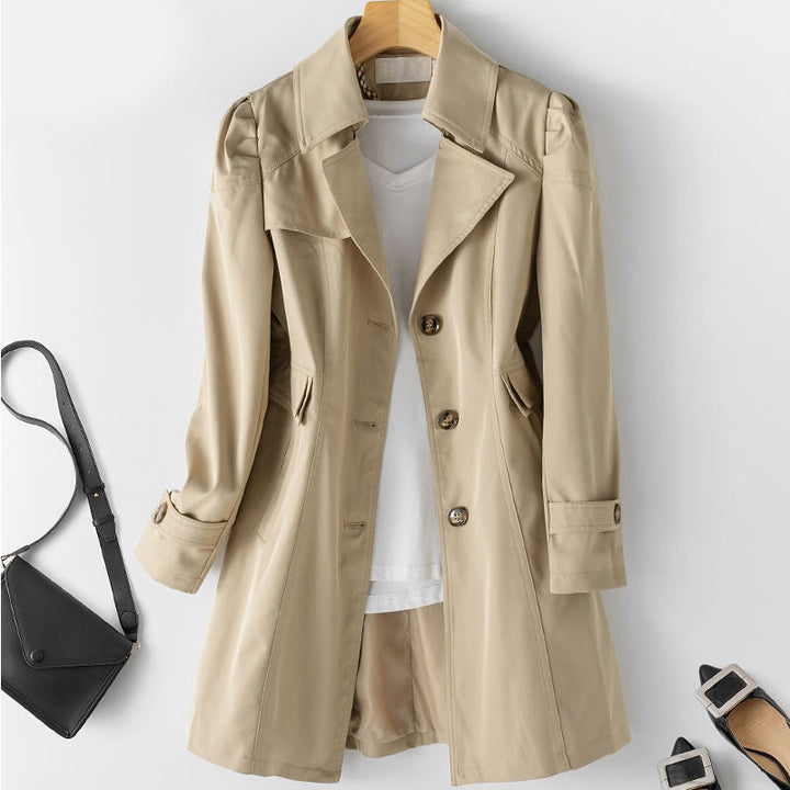 Bianca | Trench sartoriale con bottoni
