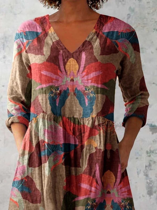 Maria | Blusa lunga con scollo a V