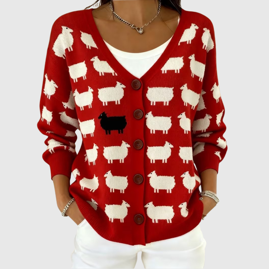Irene | Giacca in Maglia con Bottoni