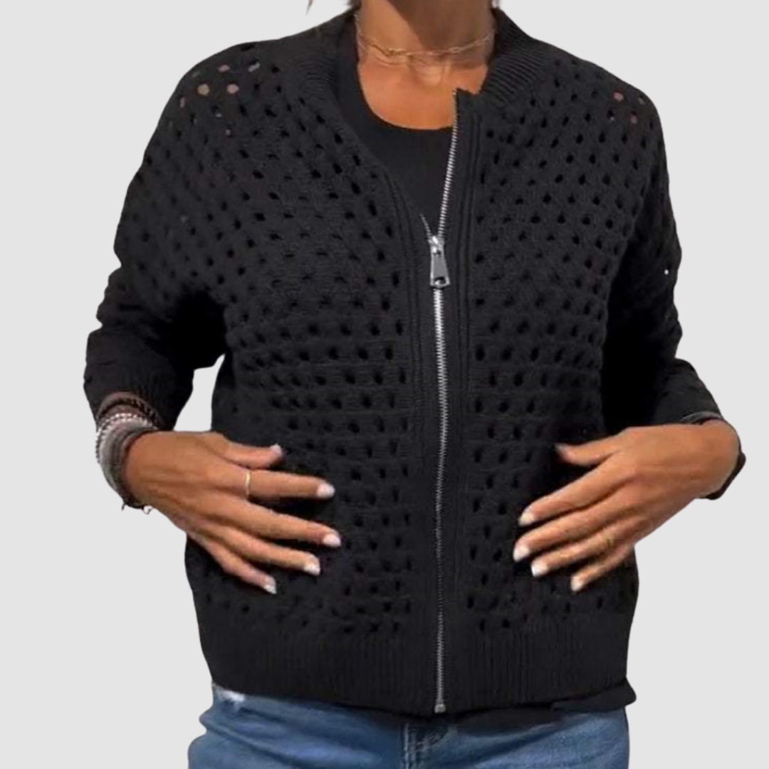 Ulrica | Cardigan di alta qualità con cerniera