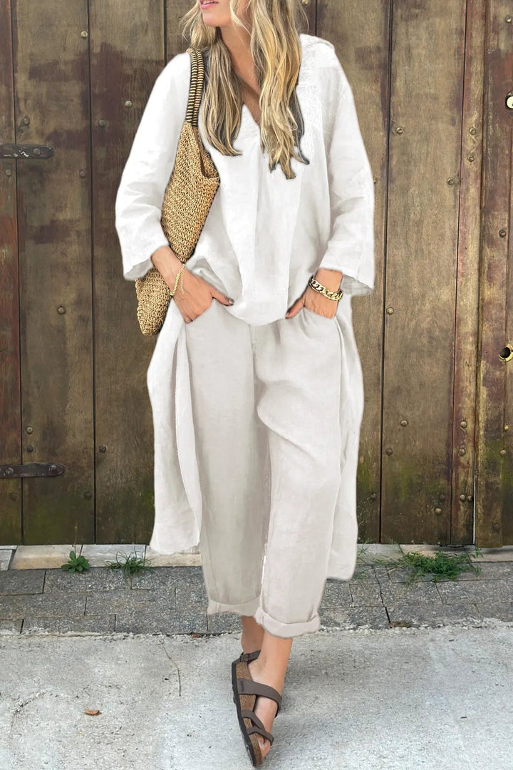 Carlotta | Completo elegante drappeggiato