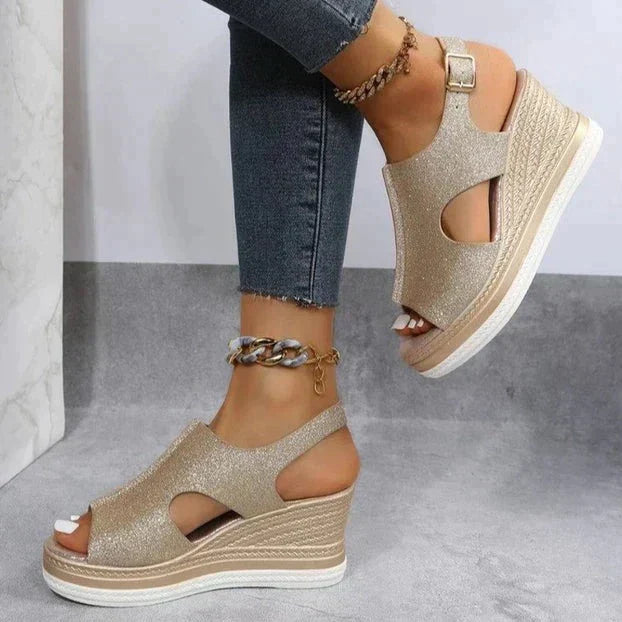 Anna Carolina | Sandali casual con zeppa