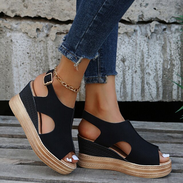 Anna Carolina | Sandali casual con zeppa