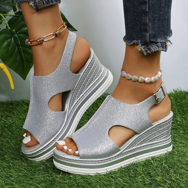 Anna Carolina | Sandali casual con zeppa