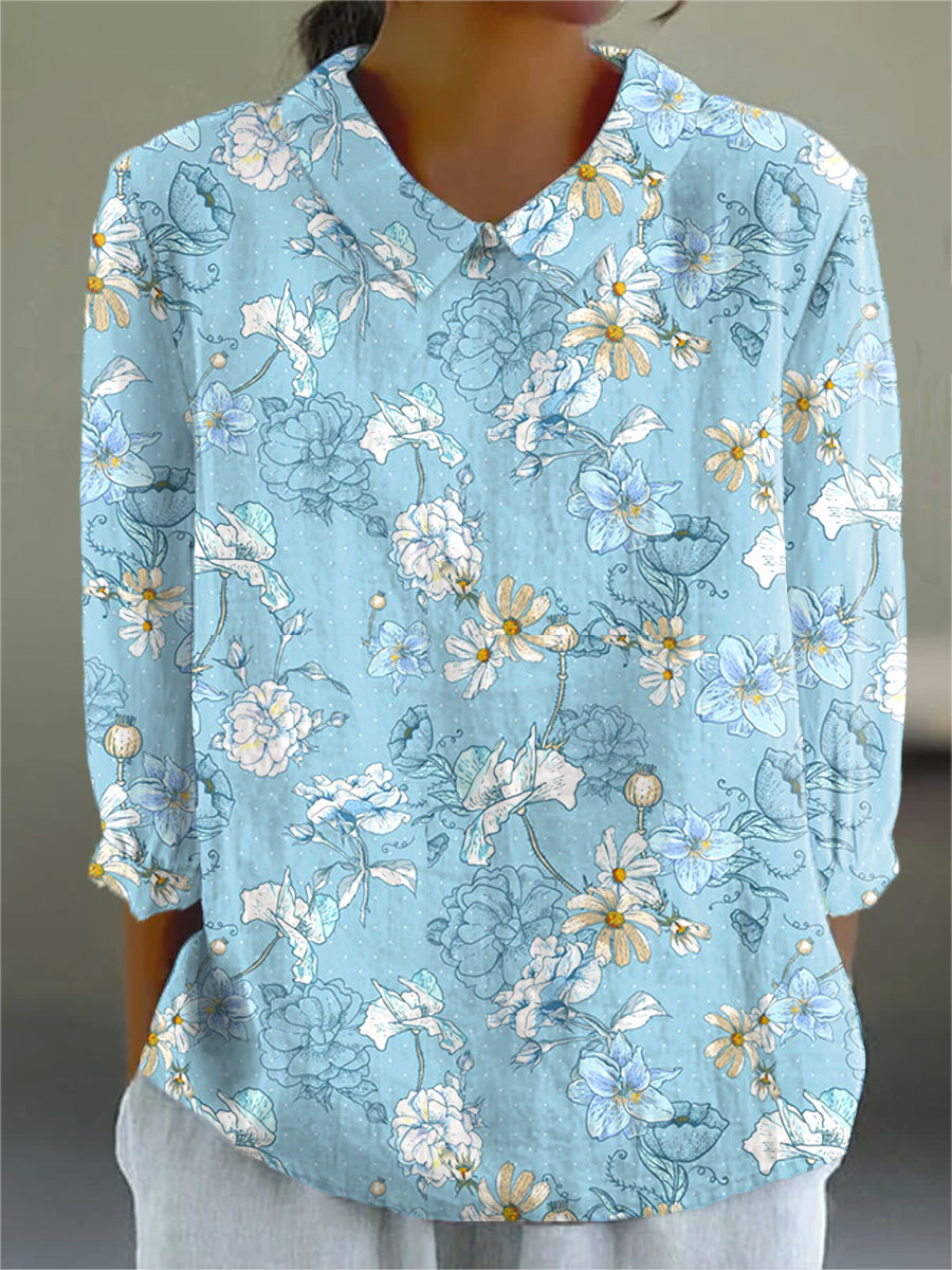 Anna Marta | Blusa con stampa artistica