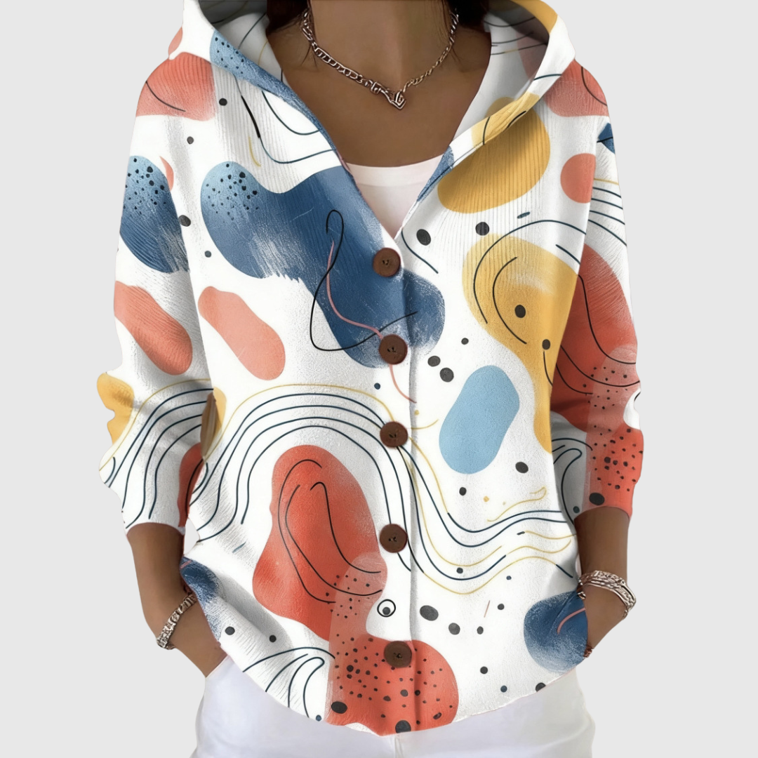 Marta | Giacca in Maglia con Cappuccio