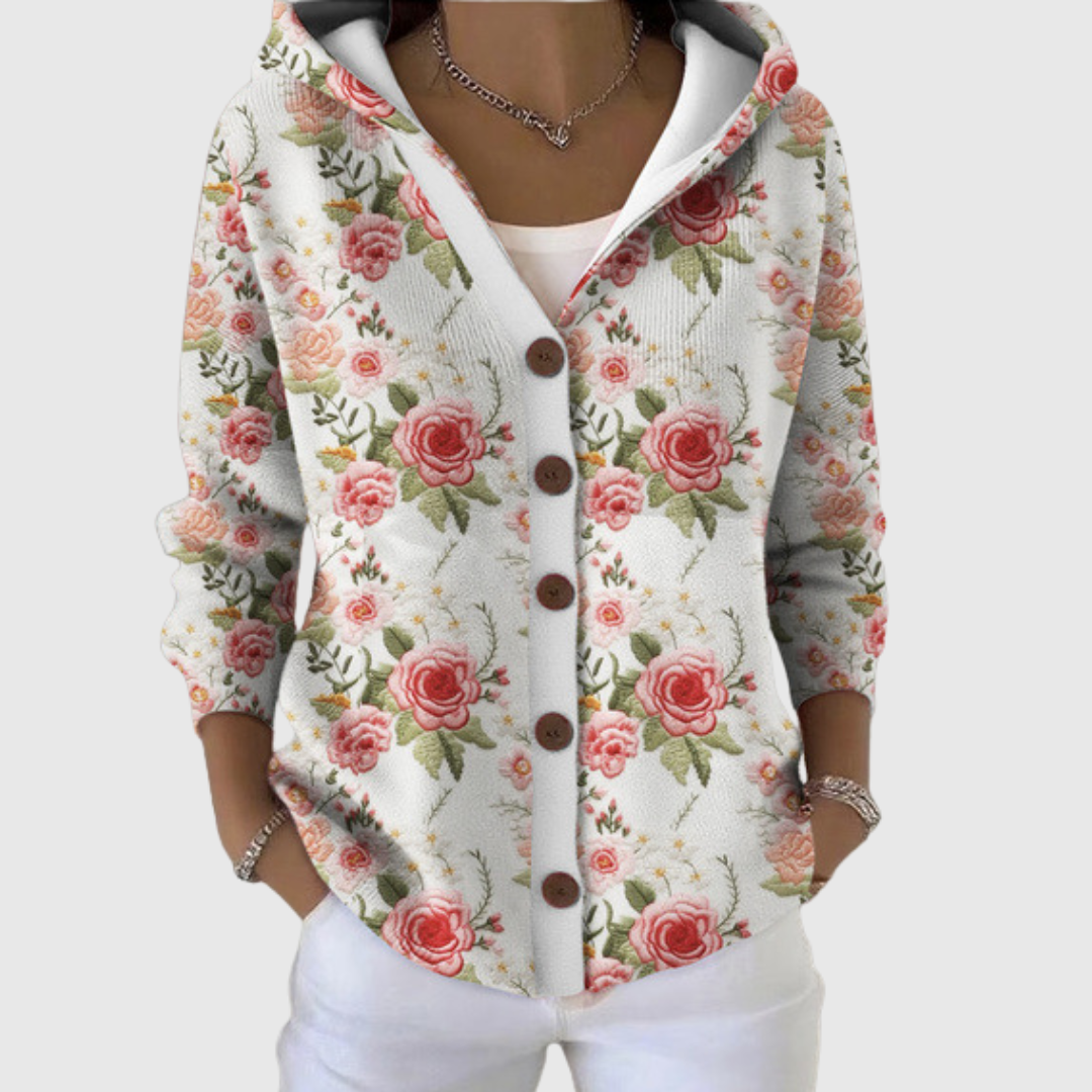 Eugenia | Giacca in Maglia con Cappuccio