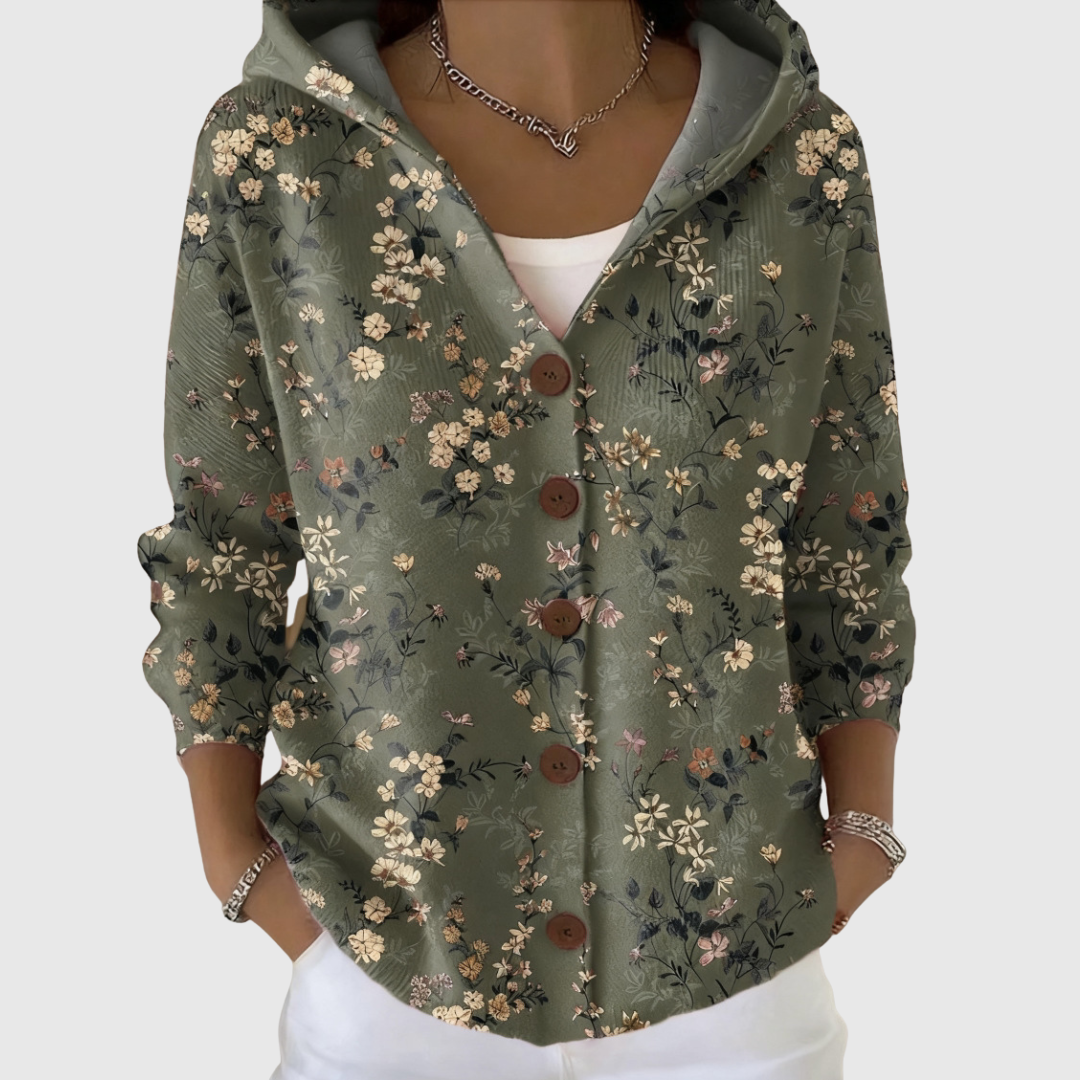 Donatella | Giacca in Maglia con Cappuccio