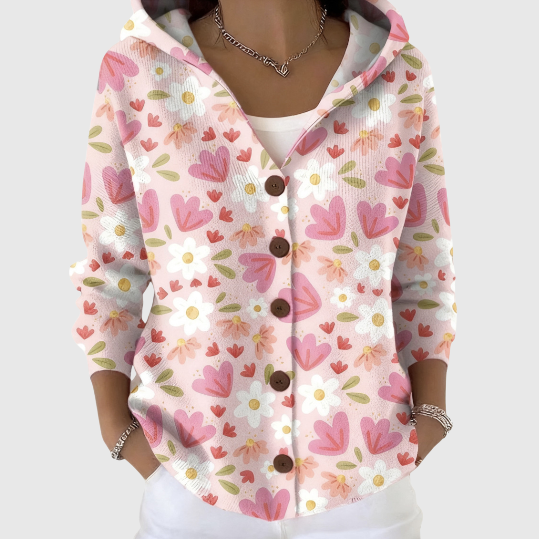 Filomena | Giacca in Maglia con Cappuccio