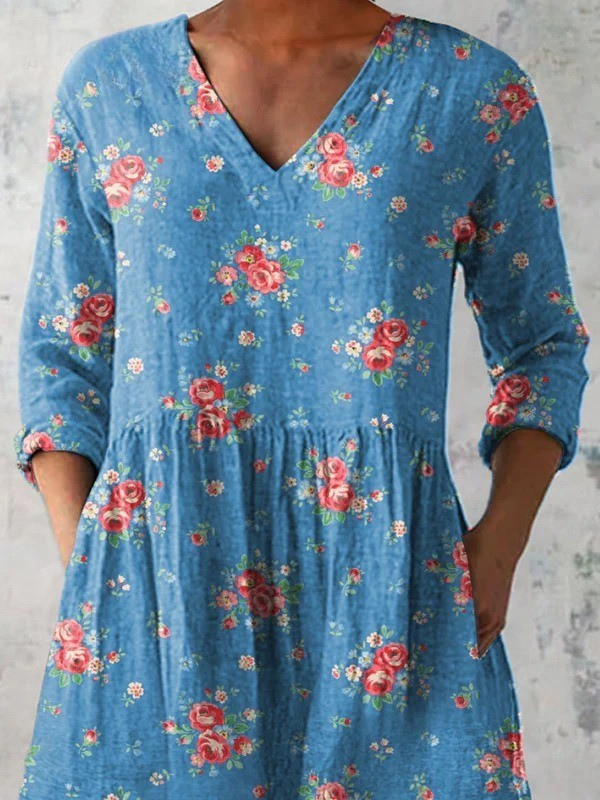 Matilde | Blusa lunga con scollo a V