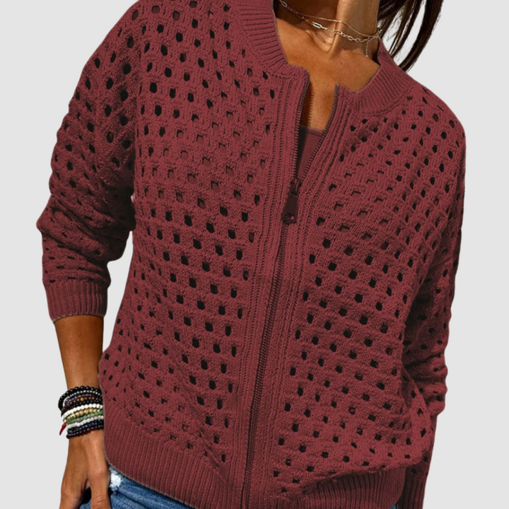 Ulrica | Cardigan di alta qualità con cerniera