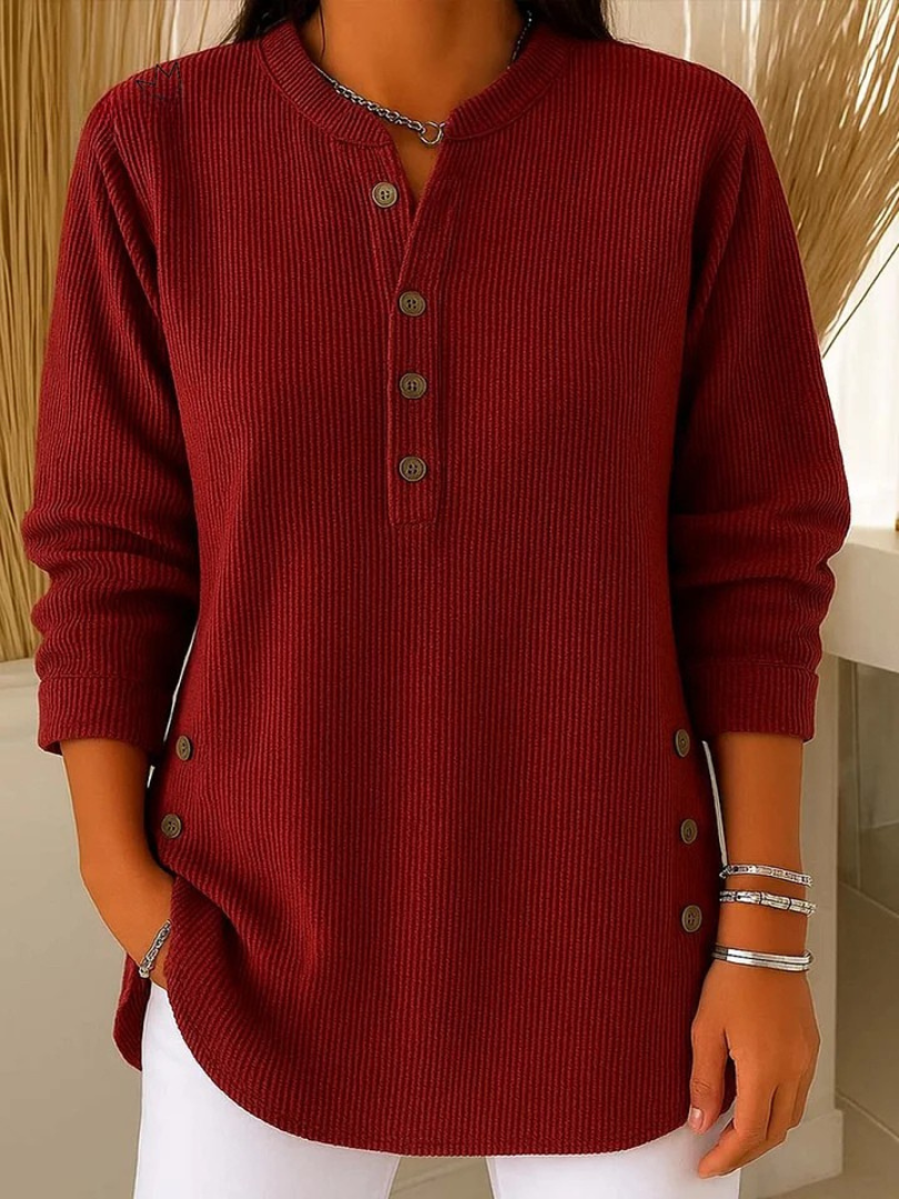 Rosetta | Tunica Henley con Bottoni