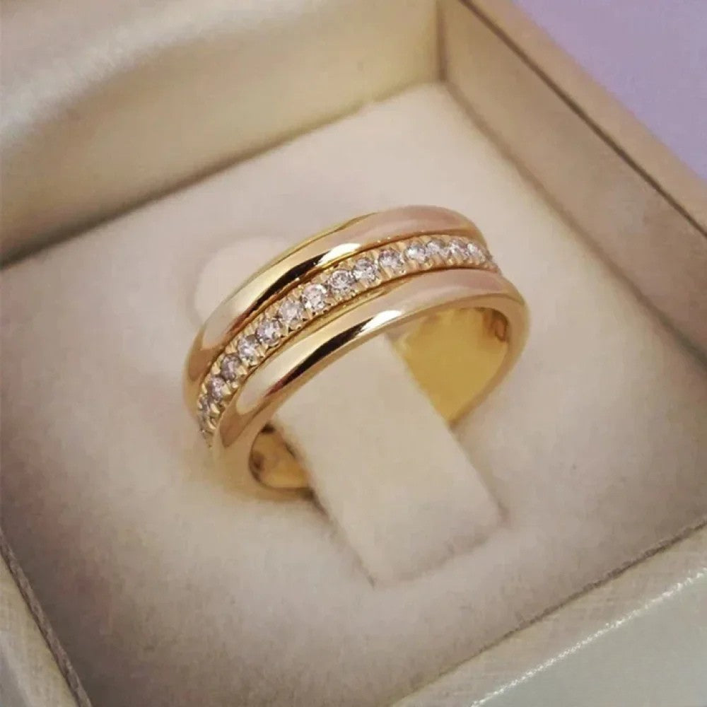 Melania | Anello doppio elegante