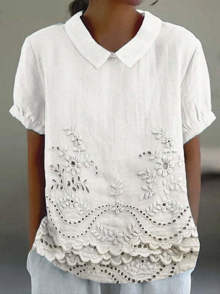 Tabita | Blusa con ricami floreali