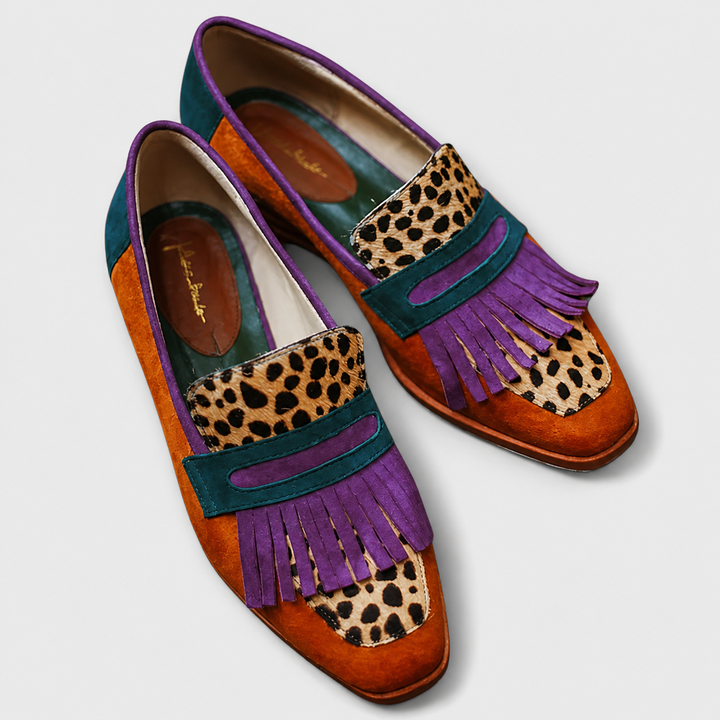 Graziella | Mocassini Leopardo Marrone