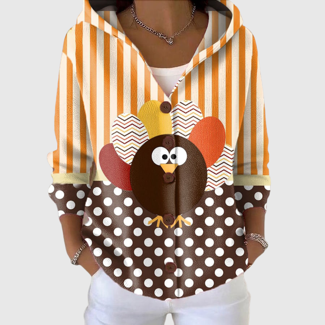 Dorotea | Giacca in Maglia con Cappuccio