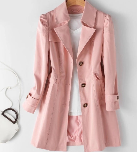 Bianca | Trench sartoriale con bottoni