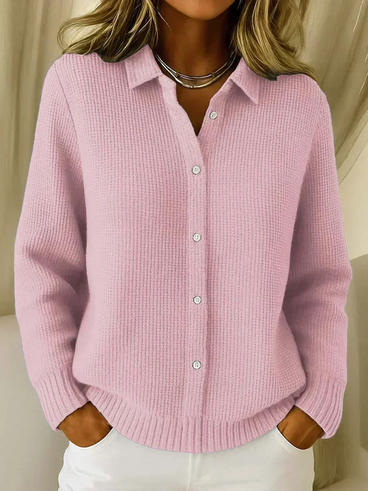 Melania | Cardigan Testurizzato con Bottoni