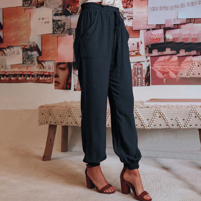 Luisa | Pantaloni eleganti con coulisse
