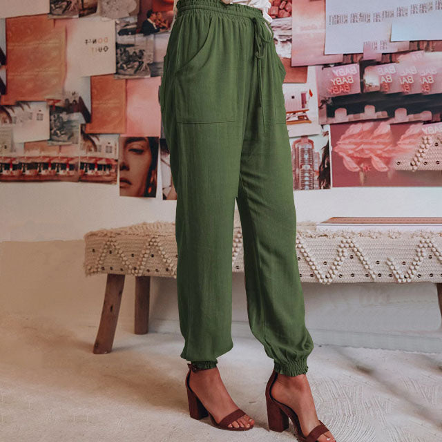 Luisa | Pantaloni eleganti con coulisse