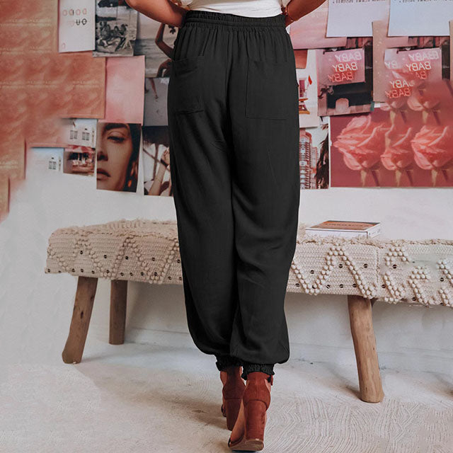 Luisa | Pantaloni eleganti con coulisse
