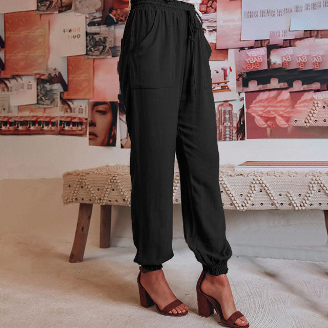 Luisa | Pantaloni eleganti con coulisse