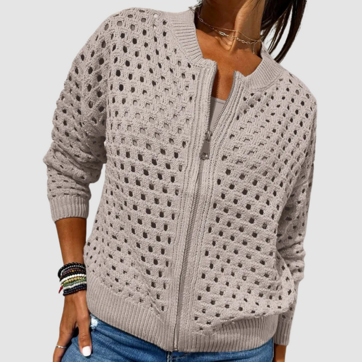 Ulrica | Cardigan di alta qualità con cerniera