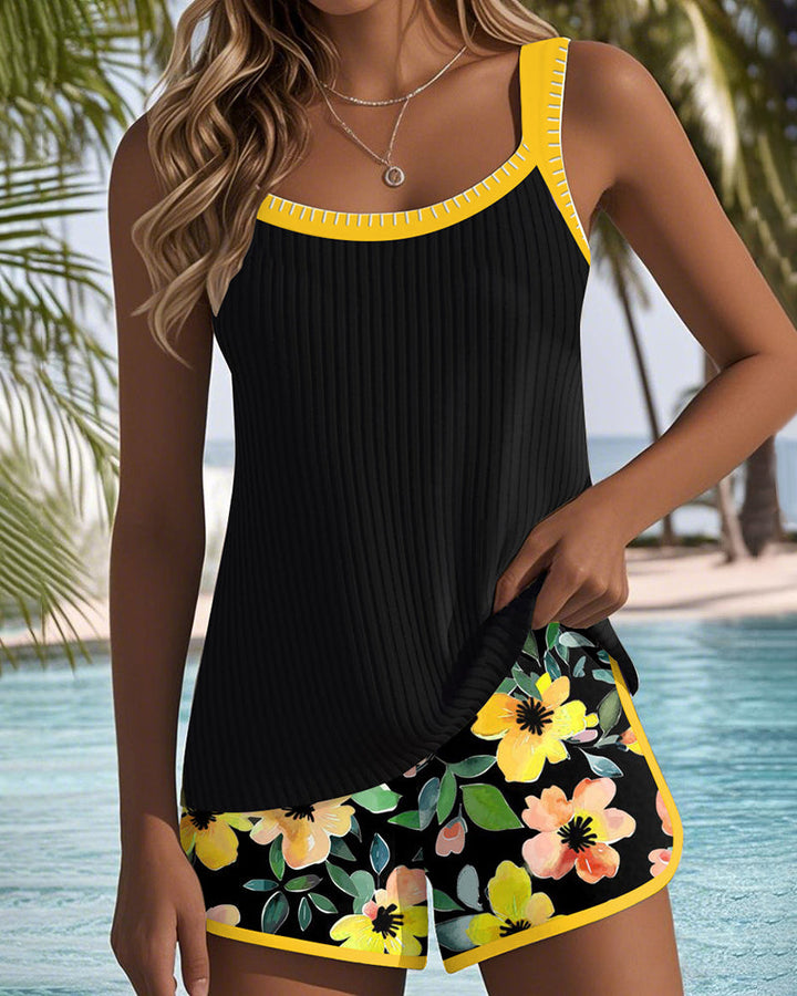 Rosa | Tankini elegante in due pezzi