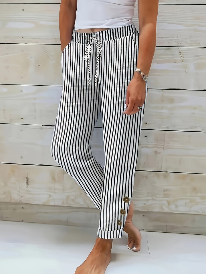 Maddalena | Pantaloni casual a righe