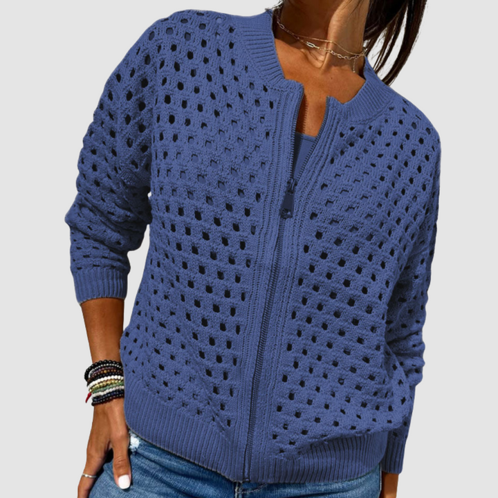 Ulrica | Cardigan di alta qualità con cerniera