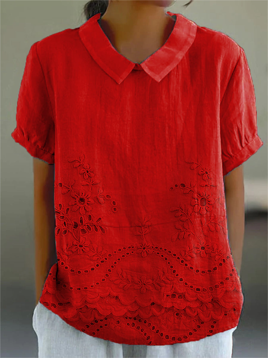 Tabita | Blusa con ricami floreali