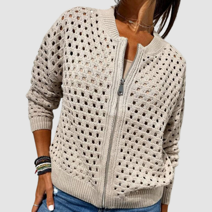 Ulrica | Cardigan di alta qualità con cerniera