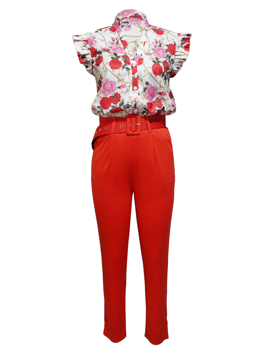 Maria | Completo elegante con maniche ad aletta