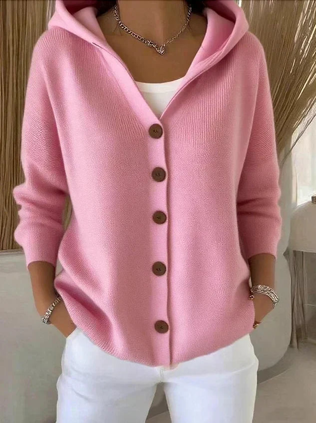 Anna | Cardigan con cappuccio