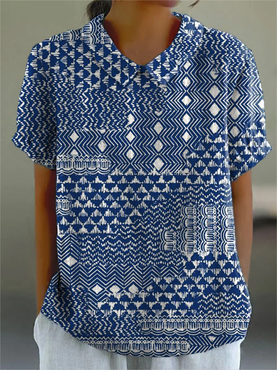 Mia Marta | Blusa con stampa tribale